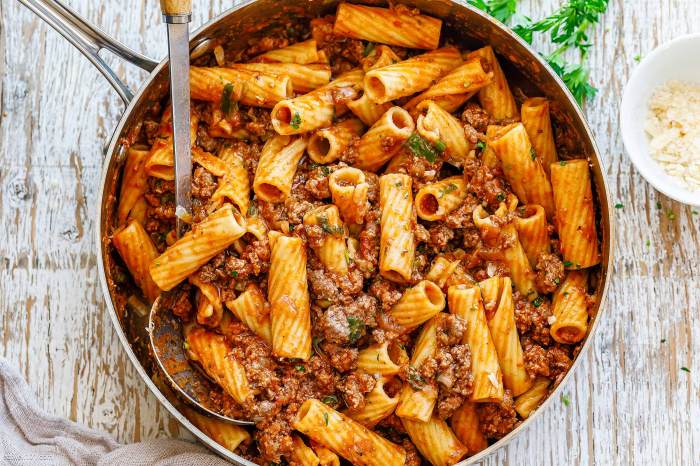 Recipe for spaghetti with meat sauce