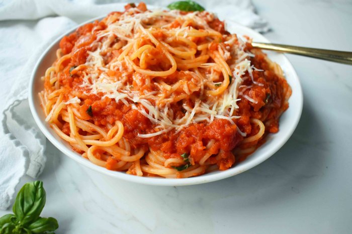 Spaghetti marinara sauce recipe