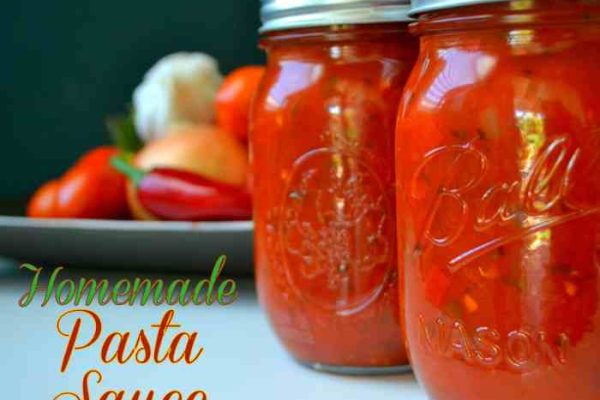 Recipe homemade pasta sauce