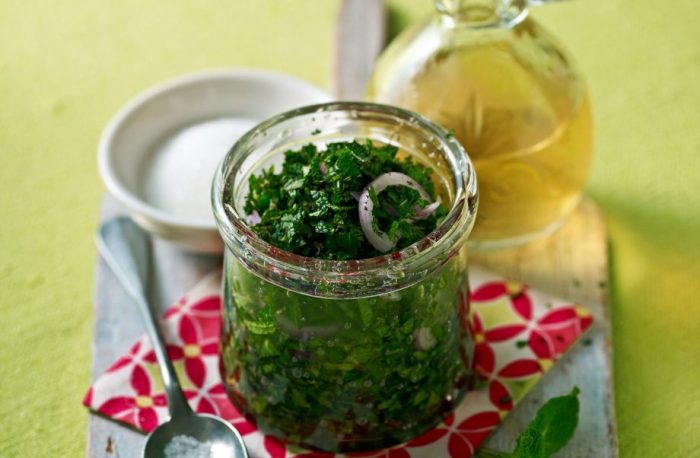 Recipe for mint sauce