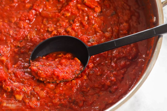 Recipe homemade pasta sauce