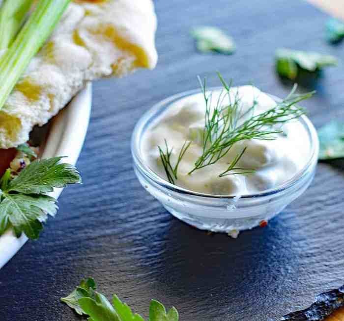 Vegan tzatziki sauce recipe