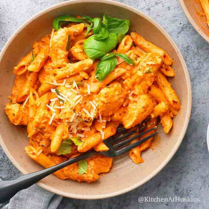 Recipe for vodka sauce pasta