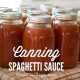 Recipes for Spaghetti Sauce for Canning