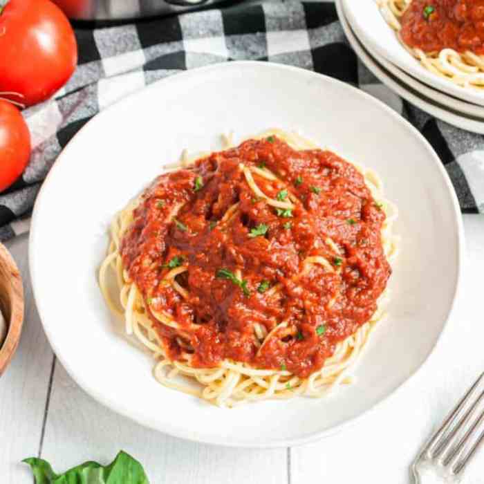 Slow cooker spaghetti sauce recipe