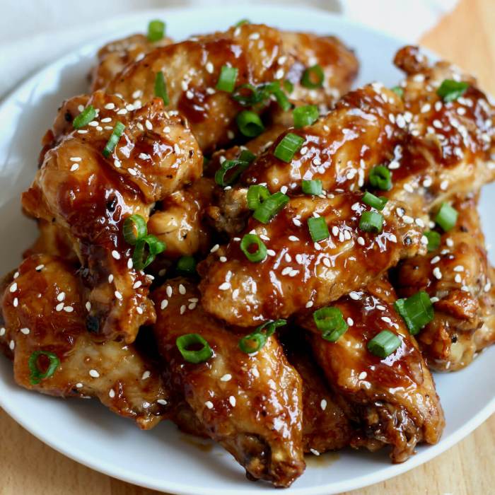 Chicken korean fried soy garlic sauce spicy